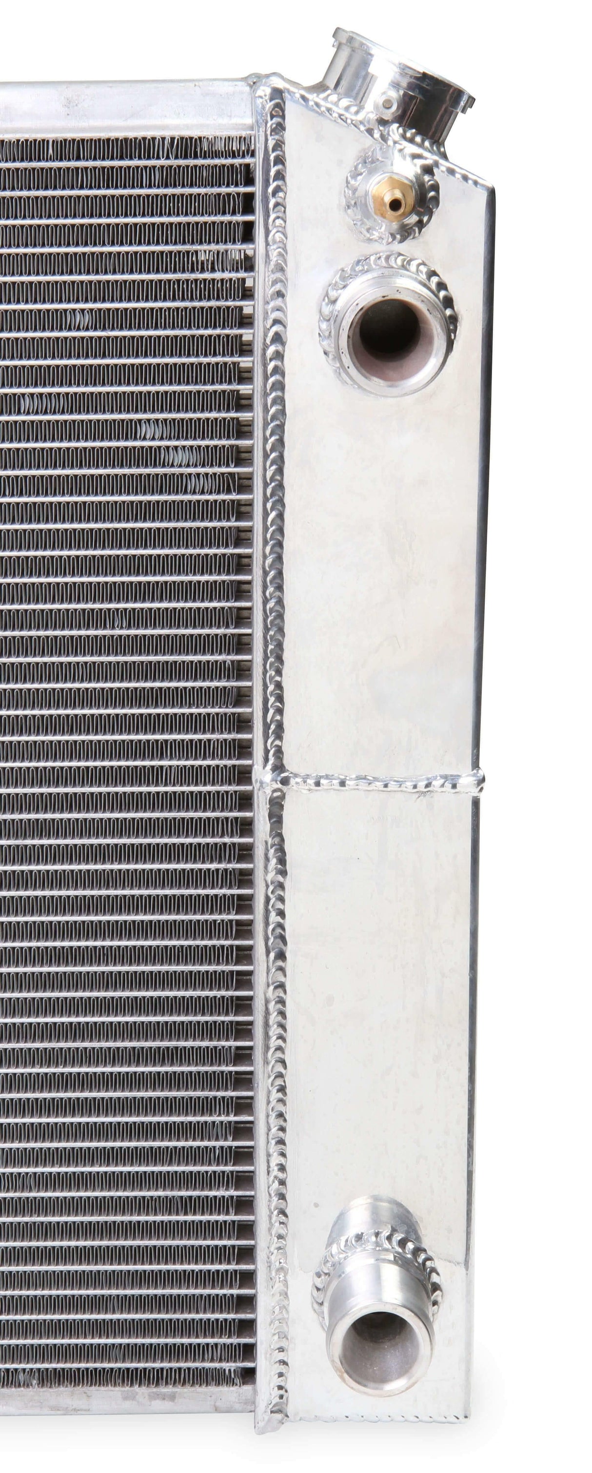 Aluminum Radiator, w/ GM LS Swap- 3 Row - FB301 for 1968-1969 Chevy Chevelle polished