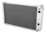 Aluminum Radiator, w/ GM LS Swap- 3 Row - FB308 for 1983-1984 Chevy Corvette polished