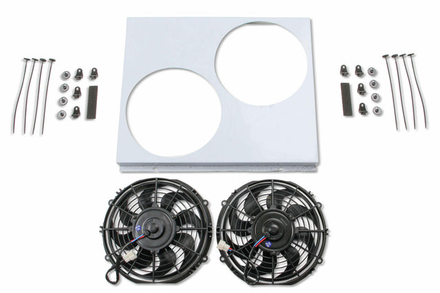 Economy Fan/Shroud Package - FB513E for 1968-1969 Chevy Firebird aluminum electric fan