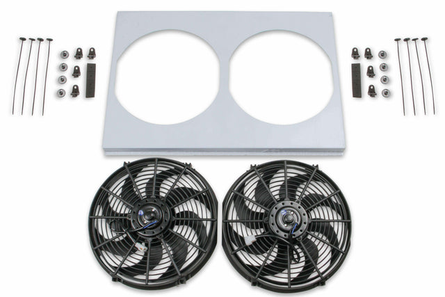 Economy Fan/Shroud Package - FB522E for 1987-1988 Chevy C10 aluminum electric fan
