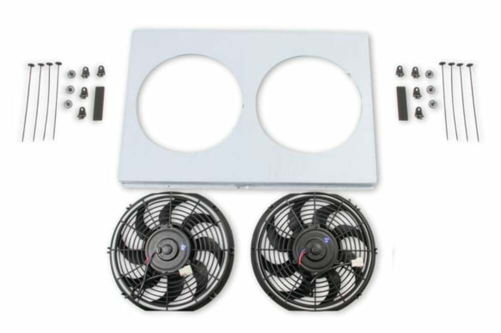 High Performance Fan/Shroud Package - FB502H for 1979-1980 Chevy Camaro aluminum electric fan