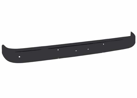 1964-1966 Chevrolet C10 Panel; Front Bumper - Raw FRT66RW