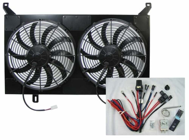1969-1972 Chevrolet Blazer; Dual Fan Assembly With Shroud FS072DF