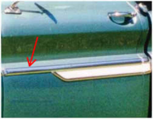 1962-1966 Chevrolet C10 Panel; Door Molding - Upper FSM0300