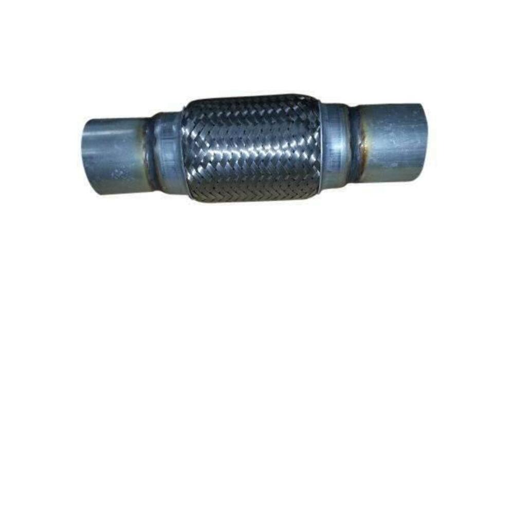 ROL exhaust flex pipe 2 1/4 inch inlet/outlet 10 inch body length double braided stainless steel mesh clamp or weld