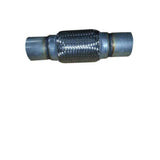 ROL exhaust flex pipe 2 1/4 inch inlet/outlet 10 inch body length double braided stainless steel mesh clamp or weld