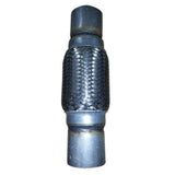 ROL exhaust flex pipe 2 1/4 inch inlet/outlet 10 inch body length double braided stainless steel mesh clamp or weld