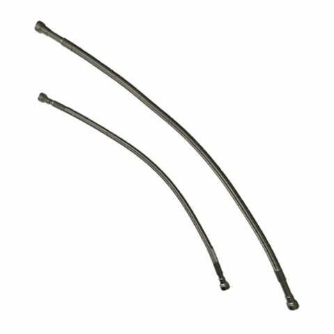 Fuel Line for Fuel Tank Hoses For GMC Sierra 2500HD 01-10 6.6L Duramax Pair Stainless stainless steel
