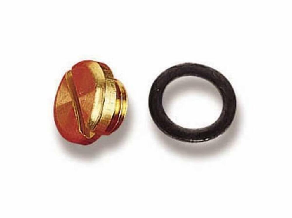 Holley Fuel Bowl Sight Plug & Gasket Kit - 26-13