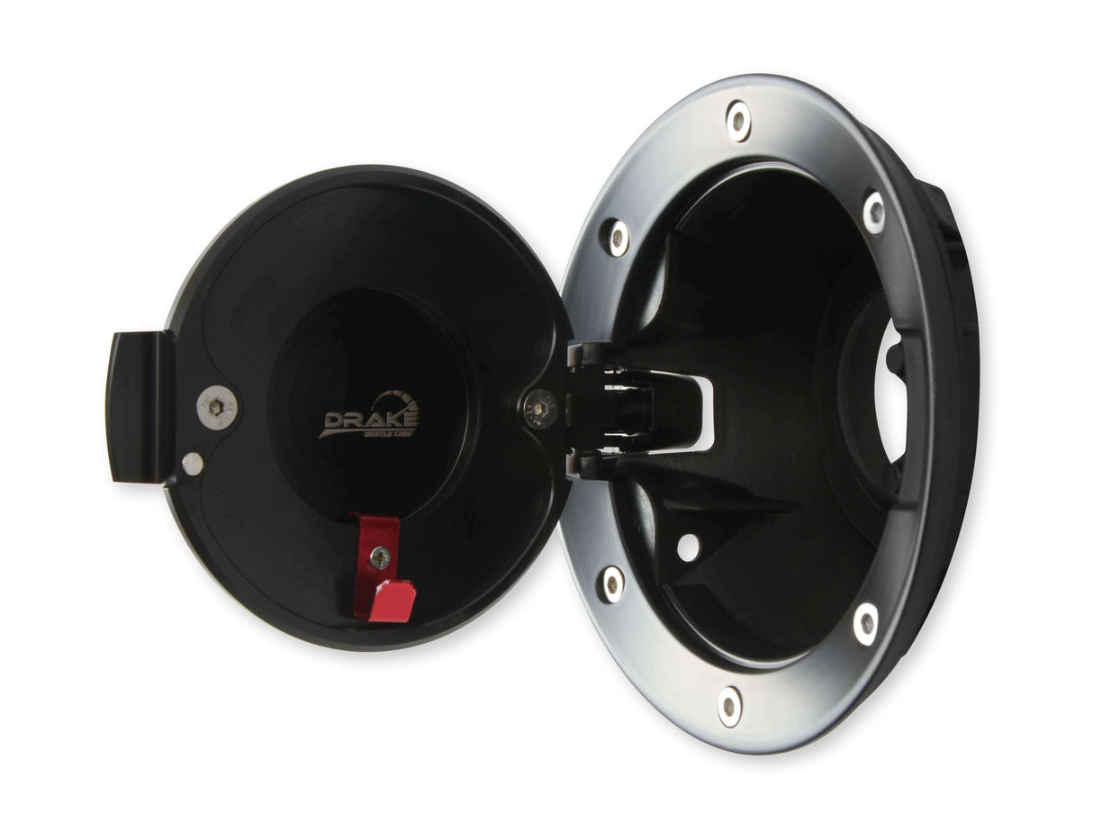 Fuel Door Assembly All Black fits Dodge Challenger 2008-20 Drake MO-210001-BLACK