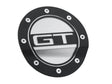 t Fuel Door Black W/Silver Accents fits Ford Mustang 15-21 Drake -FR3Z-6640526-GB Drake Muscle Cars