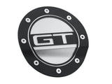 t Fuel Door Black W/Silver Accents fits Ford Mustang 15-21 Drake -FR3Z-6640526-GB Drake Muscle Cars