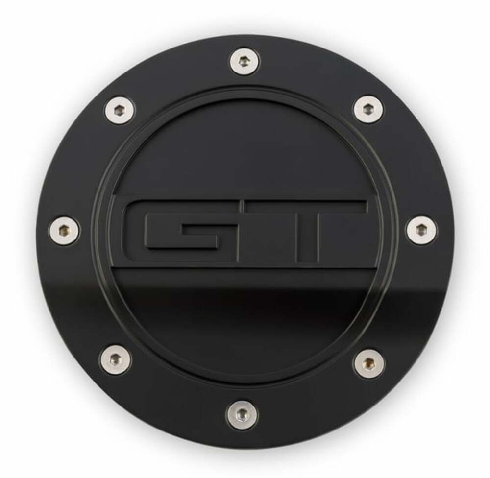 Fuel Door Comp Series Matte Black fits Ford Mustang 15-21 Drake -FR3Z-6640526-GA muscle car stainless steel 16826
