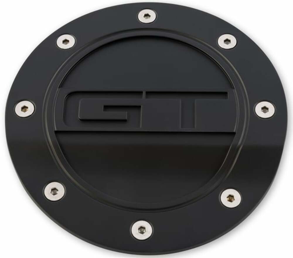 Fuel Door Comp Series Matte Black fits Ford Mustang 15-21 Drake -FR3Z-6640526-GA muscle car 16826