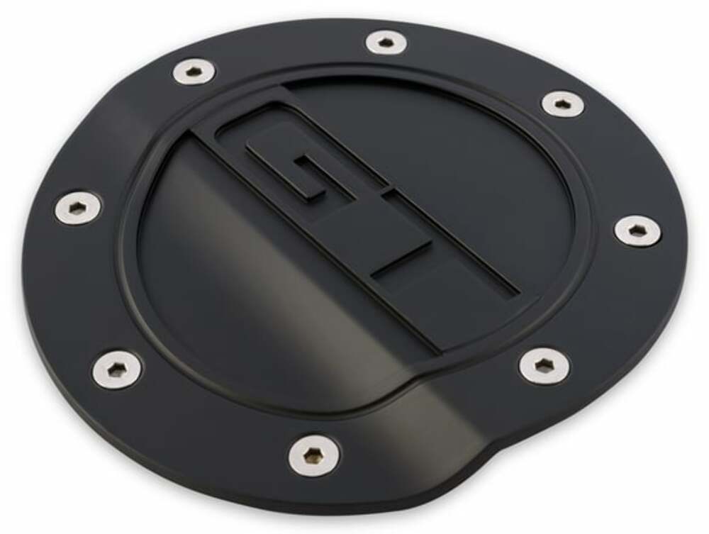 Fuel Door Comp Series Matte Black fits Ford Mustang 15-21 Drake -FR3Z-6640526-GA muscle car 16826