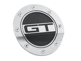 Fuel Door Silver/Black fits Ford Mustang 15-19 FR3Z-6640526-GS muscle car stainless steel 16826