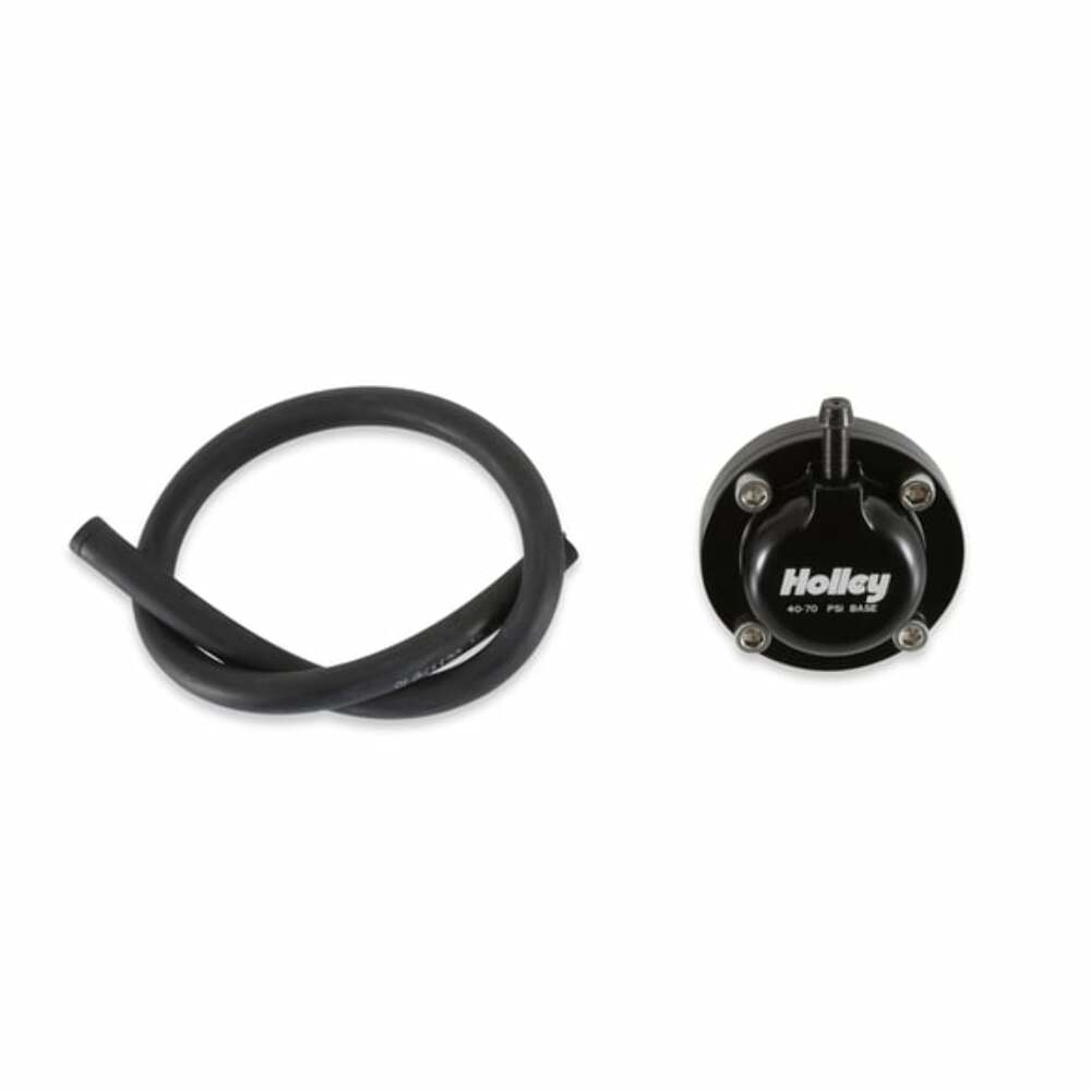 Holley FUEL PULSE DAMPER, 6AN, STANDARD RANGE 40-70 PSI 12-1002 black stainless steel aluminum