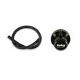 Holley FUEL PULSE DAMPER, 8AN, EXTENDED RANGE 40-100 PSI 12-1005 black stainless steel aluminum