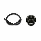 Holley FUEL PULSE DAMPER, 8AN, EXTENDED RANGE 40-100 PSI 12-1005 black stainless steel aluminum