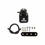Holley FUEL PULSE DAMPER, 8AN, EXTENDED RANGE 40-100 PSI 12-1009 black stainless steel aluminum