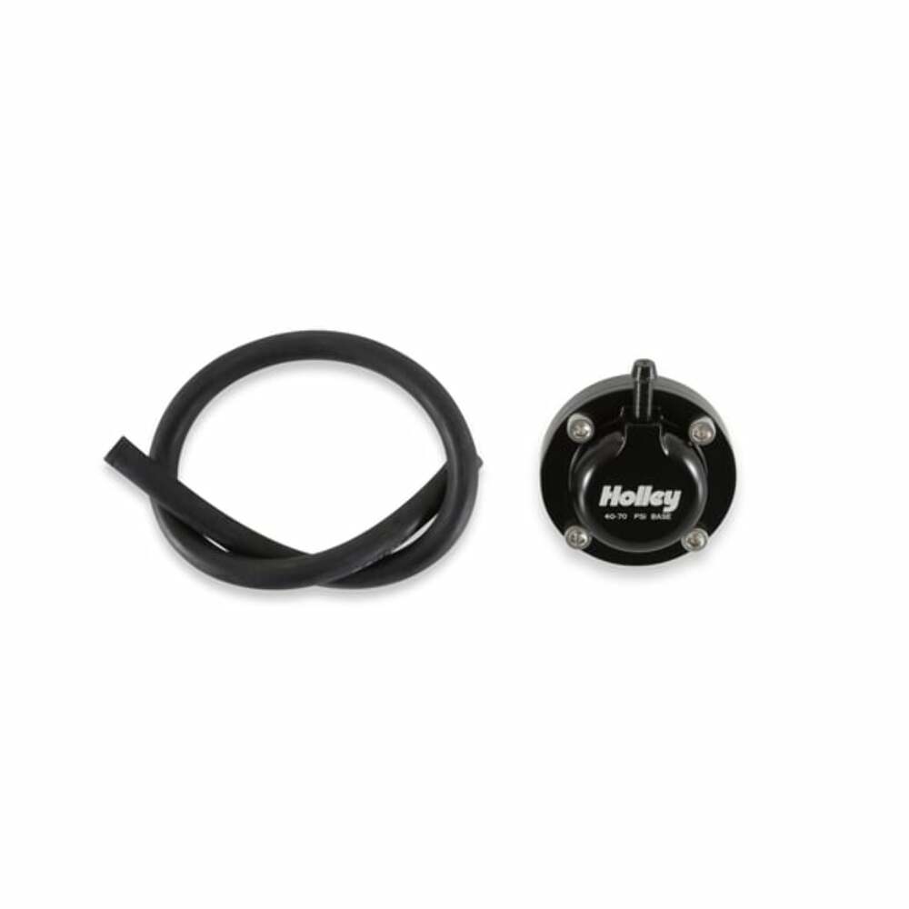 Holley FUEL PULSE DAMPER, 8AN, STANDARD RANGE 40-70 PSI 12-1003 black stainless steel aluminum