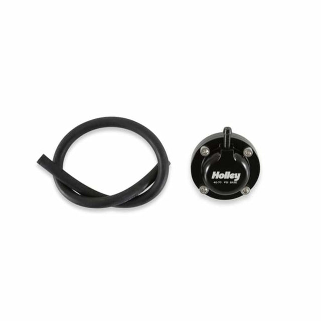 Holley FUEL PULSE DAMPER, 8AN, STANDARD RANGE 40-70 PSI 12-1003 black stainless steel aluminum