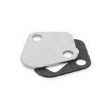 Mr. Gasket fuel pump block off plate Chevy chrome steel 1516