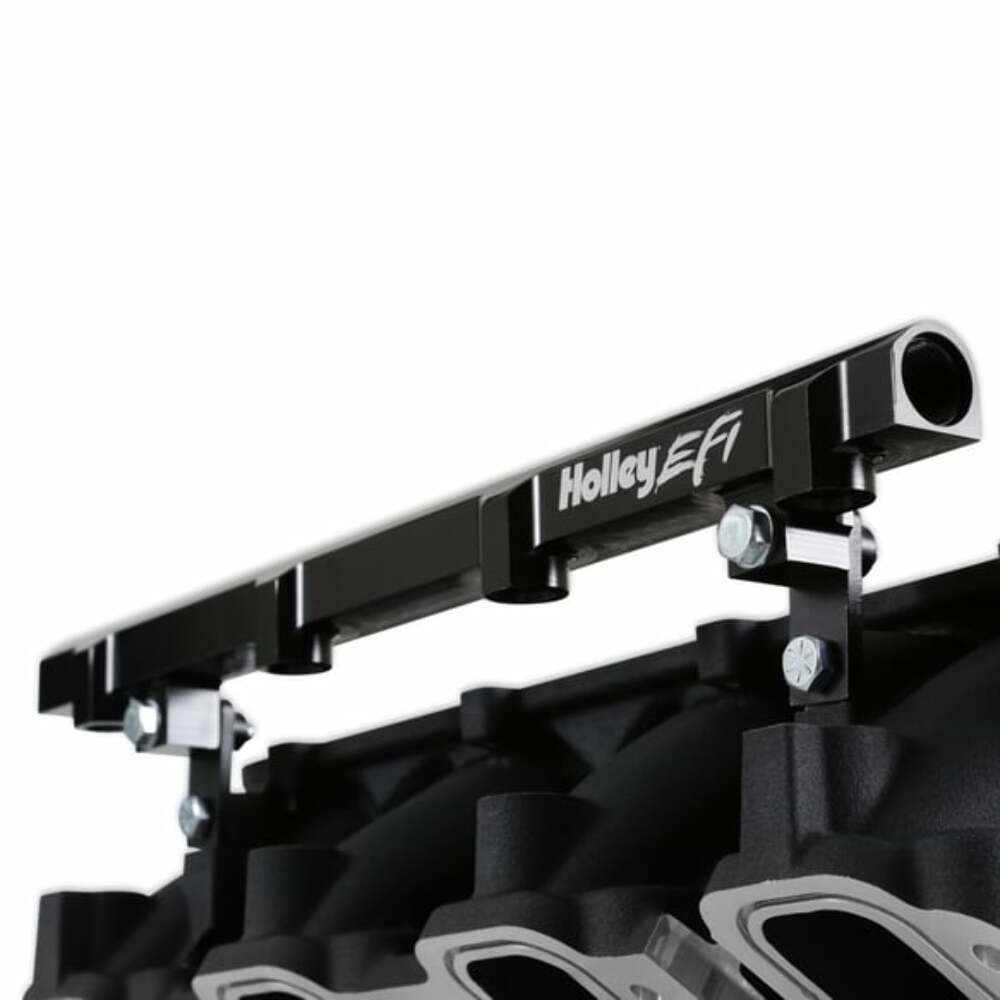 Holley EFI Fuel Rail Kit Lo-Ram-Gm Gen V Lt Single Inject 3/4-16 (-8An) O-Ring Port-534-269
