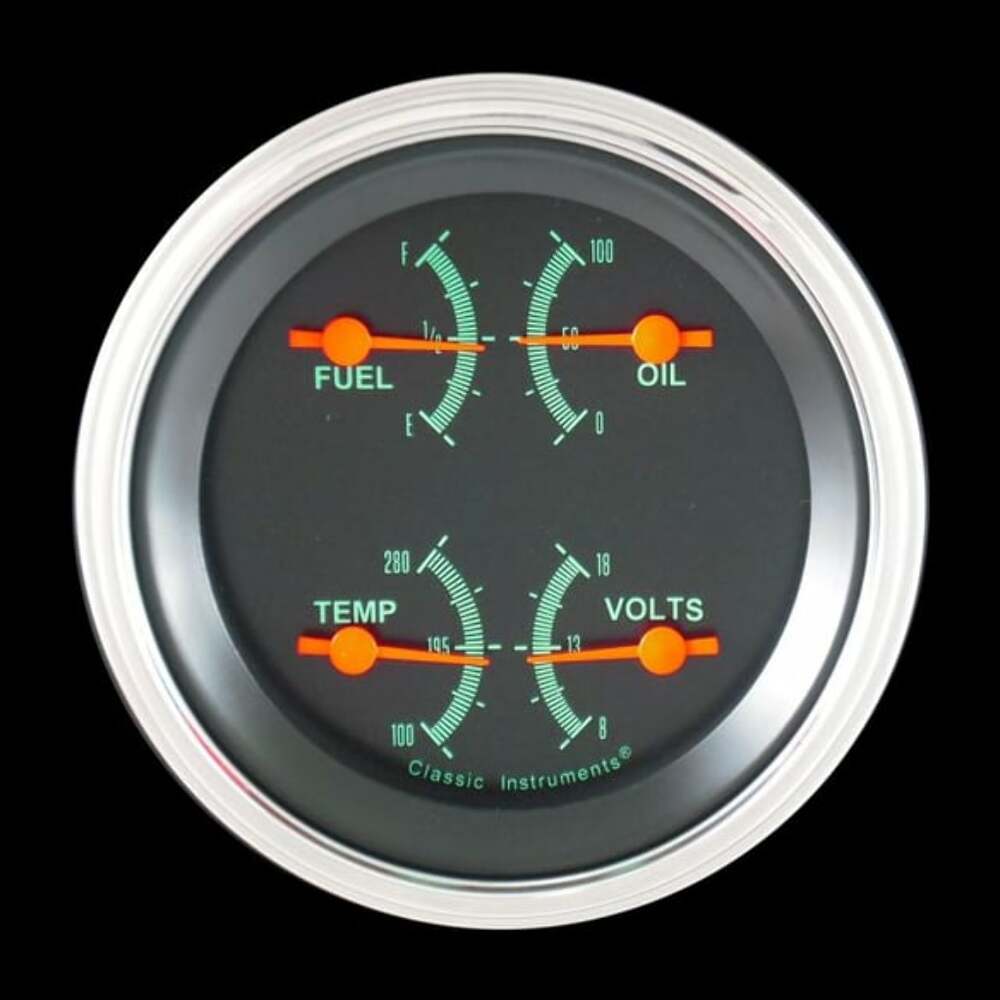 G-Stock Quad Gauge (Fuel 0-30 OHM) GS77SLF