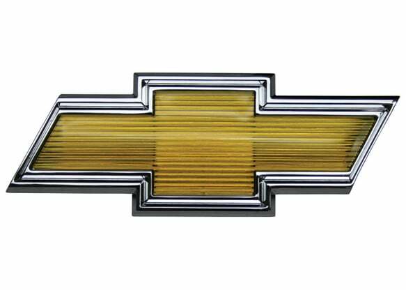 1988-1991 Chevrolet Blazer; Grille Emblem - Gold - Bowtie chrome GEB7900