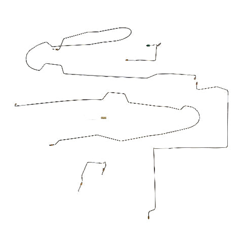 Intermediate Brake Line Kit for 1999-2003 Ford Windstar drum brakes