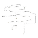 Intermediate Brake Line Kit for 1999-1903 Ford Windstar stainless steel