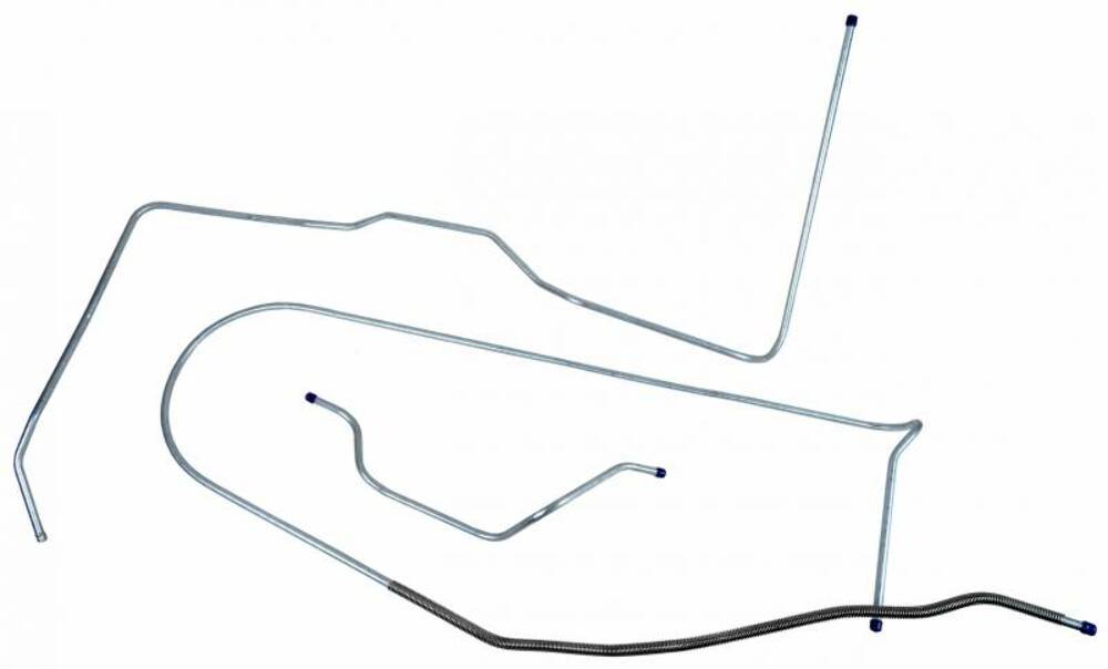 Fits 1958 Chevrolet Full Size  Long Gas Lines (Pump To Tank) GLL402
