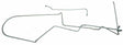Fuel Tank To Pump Line, 5/16" fits 1969 Full Size Ford GLL611 Shafer's Classic Reproductions