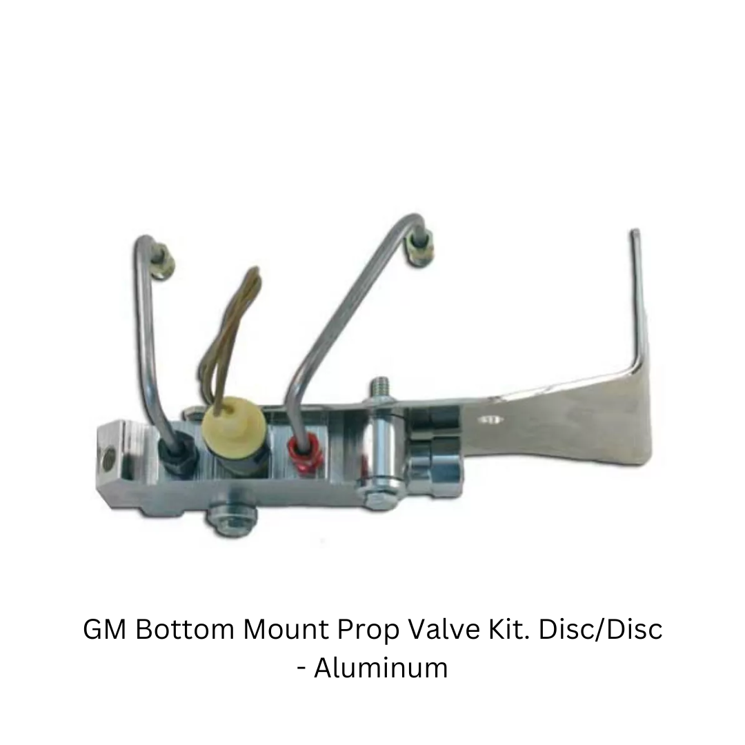 GM Bottom Mount Prop Valve Kit. Disc/Disc - Aluminum PV4AK-2BM Brakes MBM