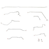 t GM Brake Lines For 72 GM Long Bed Standard Coil Outboard Stainless Fine Lines Fine Lines