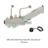 GM Left Side Prop Valve Kit. Disc/Drum - Chrome PV2CK-2 Brakes MBM