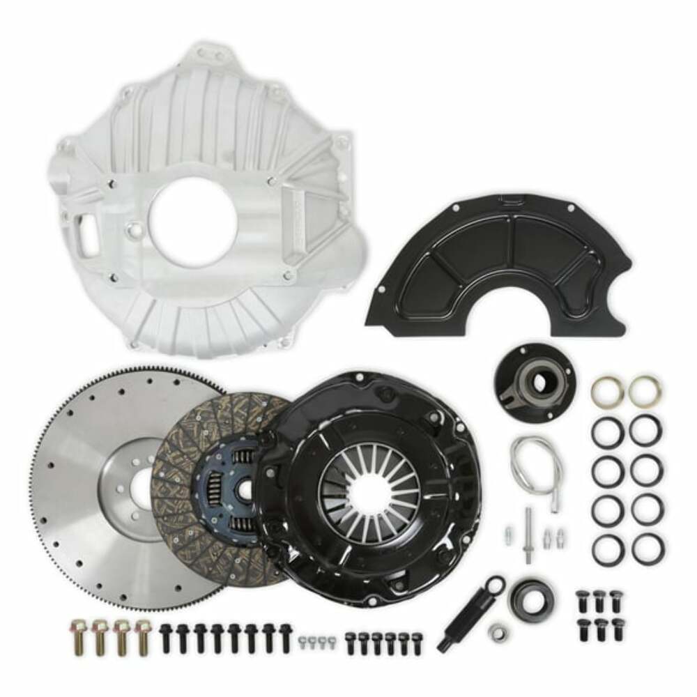 Hooker performance muffler aluminum for-1970-1990-balanced-454-big-block-chevy-engine-319-502