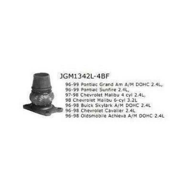 Jones Exhaust glasspack muffler chrome 9 inch