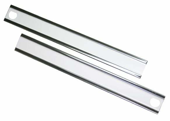 1988 Chevrolet Blazer; Horizontal Center Grille Moldings - Pair GML88CT aluminum