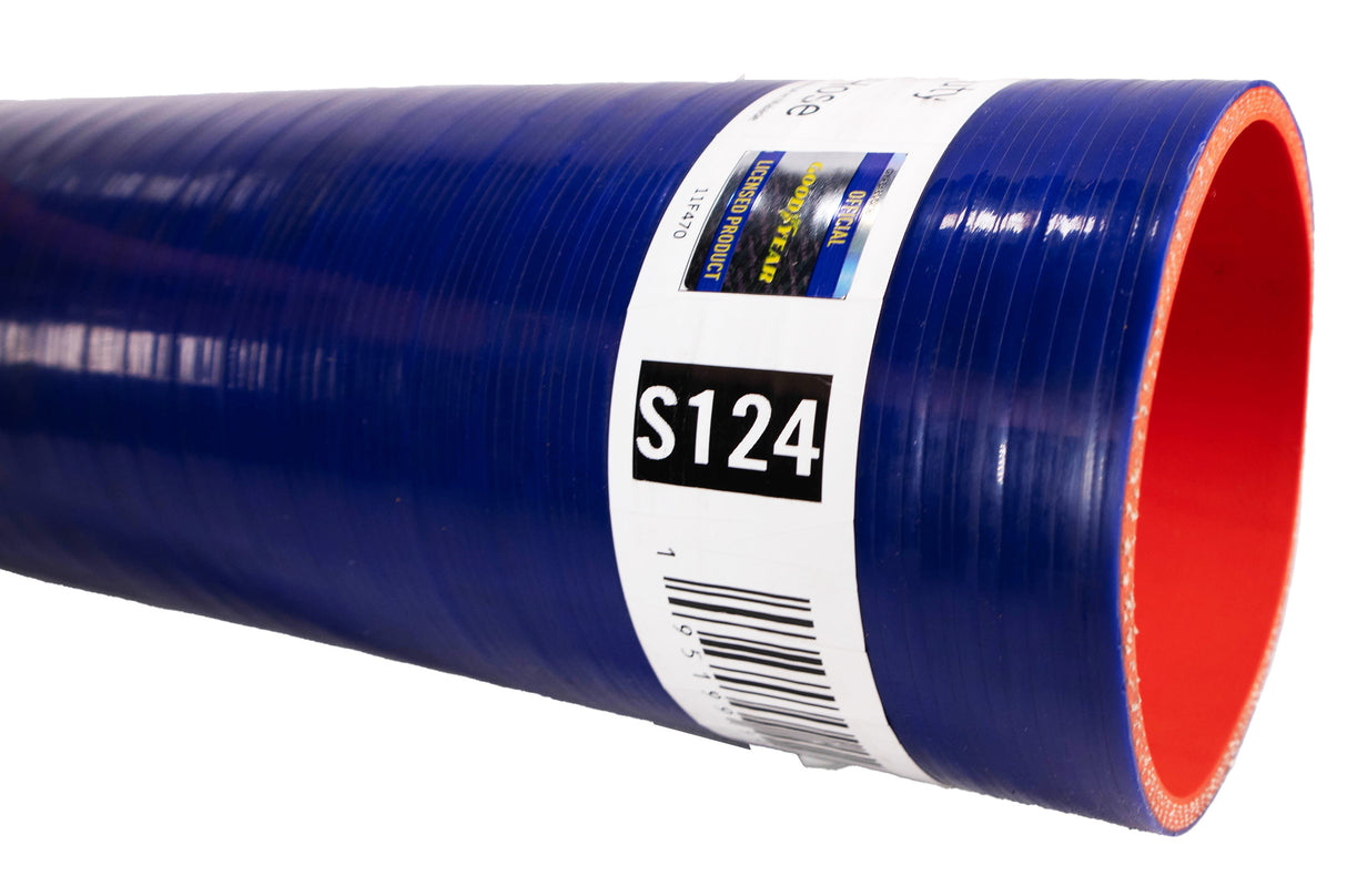 t Goodyear S124 Silicone Coolant Straight Hose,4in. I.D, 36 in. Length Good Year Belts