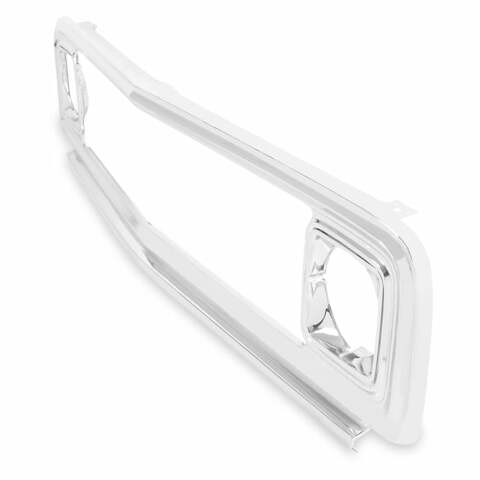 1971-1972 Chevrolet Blazer; Outer Grille - Reproduction - Chrome GRL72CM steel chrome