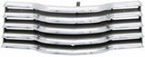 1947-53 Truck Grille-Chevrolet- Chrome W/ Black Painted Rear Splash
