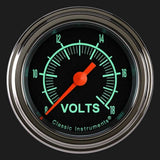 Classic Instruments G/Stock 2 1/8" Voltage Gauge GS130SLF