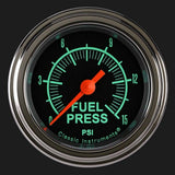 G/Stock 2 1/8" Fuel Pressure Gauge, 15 psi GS145SLF