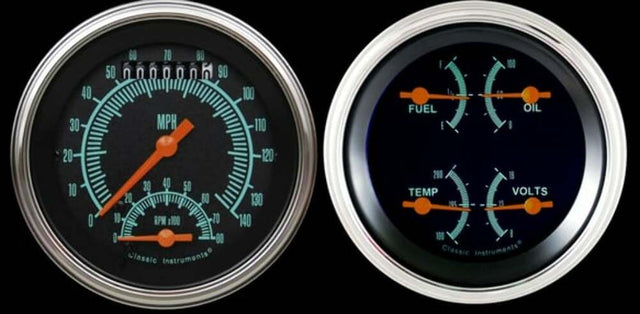 G-Stock Series 3 3/8" Ultimate Speedometer & Quad GS32SLF