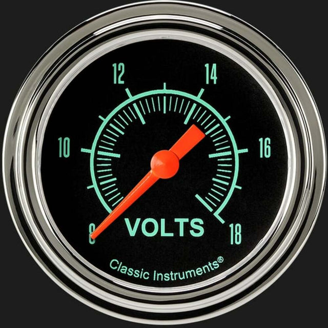 Classic Instruments G/Stock 2 5/8" Voltage Gauge GS330SLF