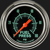 G/Stock 2 5/8" Fuel Pressure Gauge, 100 psi GS346SLF