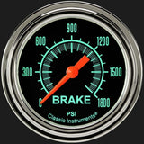 G/Stock 2 5/8" Brake Pressure Gauge GS367SLF