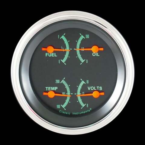 G-Stock Quad Gauge (Fuel 240-33 OHM) GS76SLF